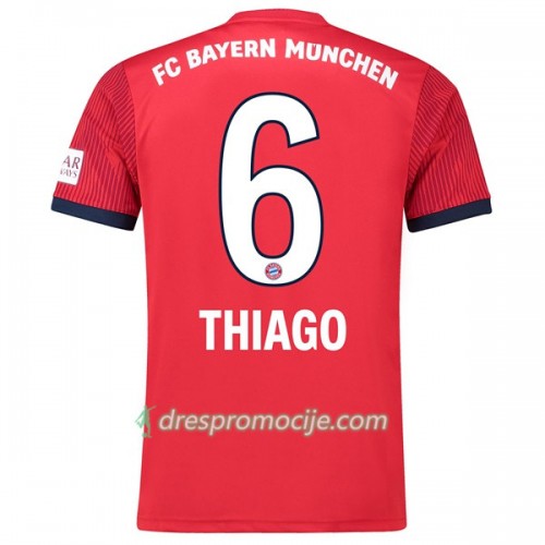 FC Bayern München Dres Thiago 6 Domaći 2018/19 Kratkih Rukava FC Bayern München Dres Thiago 6 Domaći 2018/19 Kratkih Rukava